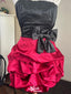 Elegant Strapless A-line Short Mini Homecoming Dress,EPT636