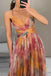 Unique Applique Spaghetti Strap A-Line Long Prom Dress Ideas, Evening Party Dresses,WGP1797