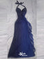 Shiny Halter Blue Sweetheart Long Party Dress Prom Dresses,Evening Dress Online, WGP930