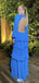 Formal V-neck Long Sleeves A-line Long Prom Dress Ideas, Evening Party Dresses,WGP1383