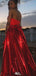 Gorgeous Two Piece Strapless A-line Long Prom Dress Ideas, Evening Party Dresses,WGP1416