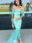 Elegant Strapless Off-shoulder Mermaid Long Prom Dress Ideas, Evening Party Dresses,WGP1442