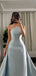 Unique Blue V-Neck Mermaid Long Prom Dress Ideas, Evening Party Dresses,WGP1778