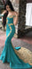 Sexy Mermaid Off-Shoulder Long Sleeve Popular Long Evening Dresses, Formal Dresses, Birthday Party, WGP655