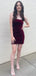 Sexy Red Strapless Tight Sleeveless Popular Cheap Short Homecoming Dresses, Birthday Party EPT221