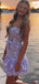 Gorgeous Strapless Lace Sheath Short Mini Homecoming Dress,EPT379
