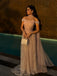 Elegant Pink Off-Shoulder Sleeveless A-Line Long Prom Dress Ideas, Evening Party Dresses , WGP1900