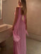 Sexy Pink Sweetheart A-Line Long Prom Dress Ideas, Evening Party Dresses,WGP1619