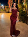 Sparkly Red Sweetheart Mermaid Long Prom Dress Ideas, Evening Party Dresses,WGP1966