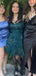 Elegant Spaghetti Strap Lace A-line Short Mini Homecoming Dress,EPT394