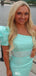 Elegant One-shoulder Sheath Short Mini Homecoming Dress,EPT401