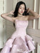 Elegant Strapless A-line Short Mini Homecoming Dress,EPT433