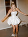 Elegant Strapless A-line Short Mini Homecoming Dress,EPT435