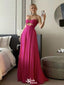 Sexy Pink Spaghetti Strap A-Line Long Sleeveless Popular Long Evening Dresses, Formal Dresses, WGP709