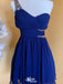 Gorgeous One-shoulder A-line Short Mini Homecoming Dress,EPT457
