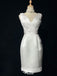Elegant V-neck sheath Short Mini Homecoming Dress,EPT473