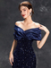 Shiny Elegant Off the Shoulder Mermaid Long Party Dress Prom Dresses,Evening Dress Online, WGP917