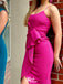 Elegant Spaghetti Strap Sheath Short Mini Homecoming Dress,EPT490