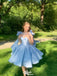 Gorgeous Spaghetti Strap A-line Short Mini Homecoming Dress,EPT494
