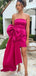 Elegant Strapless Unique Sheath Short Mini Homecoming Dress,EPT499