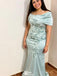 Gorgeous Off-shoulder Mermaid Long Prom Dress Ideas, Evening Party Dresses,WGP1658