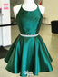 Elegant Halter A-line Short Mini Homecoming Dress,EPT520