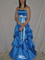 Gorgeous Strapless Unique Sheath Long Prom Dress Ideas, Evening Party Dresses,WGP1670