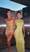 Elegant Yellow Jewel Mermaid Long Prom Dress Ideas, Evening Party Dresses,WGP1722