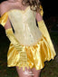 Gorgeous Off-shoulder A-line Short Mini Homecoming Dress,EPT534