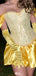 Gorgeous Off-shoulder A-line Short Mini Homecoming Dress,EPT534