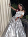 Elegant Off-shoulder A-line Long Prom Dress Ideas, Evening Party Dresses,WGP1705