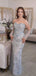 Unique Blue Sequin Sweetheart Sleeveless Mermaid  Long Prom Dress Ideas, Evening Party Dresse,WGP1692