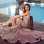 Sexy Pink Halter Mermaid Long Prom Dress Ideas, Evening Party Dresses,WGP1889