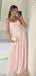 Elegant Pink Sweetheart A-Line Long Sleeveless Long Party Prom Dresses,Evening Dress Online, WGP795