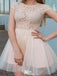 Elegant Pink Jewel Ball Gown&nbsp;Popular Cheap Short Homecoming Dresses, EPT302