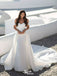 Gorgeous Sweetheart Off Shoulder With Train Popular Bridal Long Wedding Dresses, WDH110