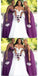 Sexy Purple A-Line Spaghetti Straps Sleeveless Popular Cheap Maxi Long Wedding Guest Bridesmaid Dresses,WGM304