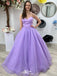 Elegant Lilac A-line Sweetheart Sleeveless Cheap Maxi Long Party Prom Gowns,Evening Dresses,WGP488