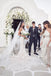 Elegant Applique White Spaghetti Strap Mermaid Long Wedding Dresses With Sweep Trailing,WDH185