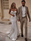 Sexy Sparkly Sequin Mermaid Wedding Gown Sweetheart Sleeveless Bridal Dress,WDH192