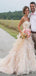 Charming Strapless Sleeveless With Train Popular Bridal Long Wedding Dresses, WDH081