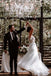 Romantic Tulle Cap Shoulder V Neck Applique Popular Bridal Long Wedding Dresses, WDH095