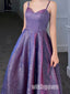 Beautiful Sky Spaghetti Strap Long Prom Dresses PG1186