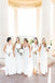 Elegant Mismatched Cheap Long Wedding Party Bridesmaid Dresses, WG441 - Wish Gown