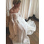 Off the Shoulder Lace Long Sleeve Elegant Cheap Long Wedding Dresses, WG654