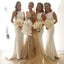 Charming White Simple Sexy Mermaid Women Elegant Long Wedding Party Bridesmaid Dresses, WG79 - Wish Gown