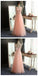 Scoop Tulle Pretty Popular A-Line Evening Custom Long Prom Dresses Online, PD0096