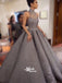 Sparkle Halter New Arrival Inexpensive Evening Long Prom Dresses Ball Gown, WG1093