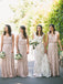 Most Popular Sequin Elegant Spaghetti Strap Long Wedding Bridesmaid Dresses, WG480