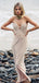 Sweetheart Lace Top Floor Length Open Back Sheath Beach Long Prom Dresses, WG594